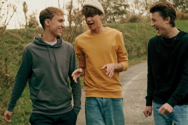 Logotrade promotional gift image of: Iqoniq Etosha lightweight recycled cotton crew neck