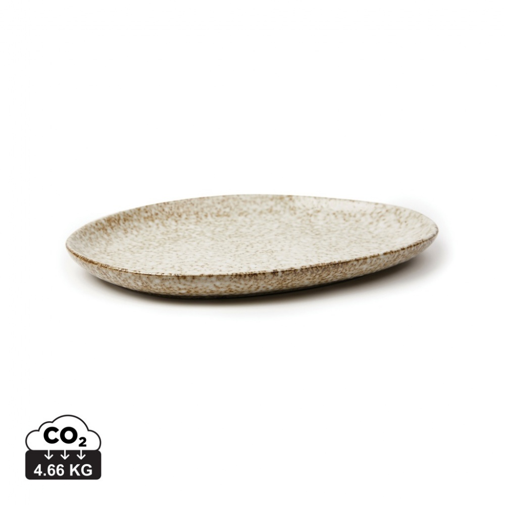 Logotrade promotional merchandise picture of: VINGA Nuvem stoneware serving plate