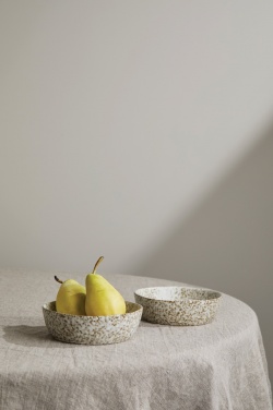 Logo trade business gifts image of: VINGA Nuvem stoneware mini bowl, 2 pcs set