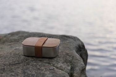 Logo trade business gifts image of: VINGA Ciro RCS recycled steel lunch box