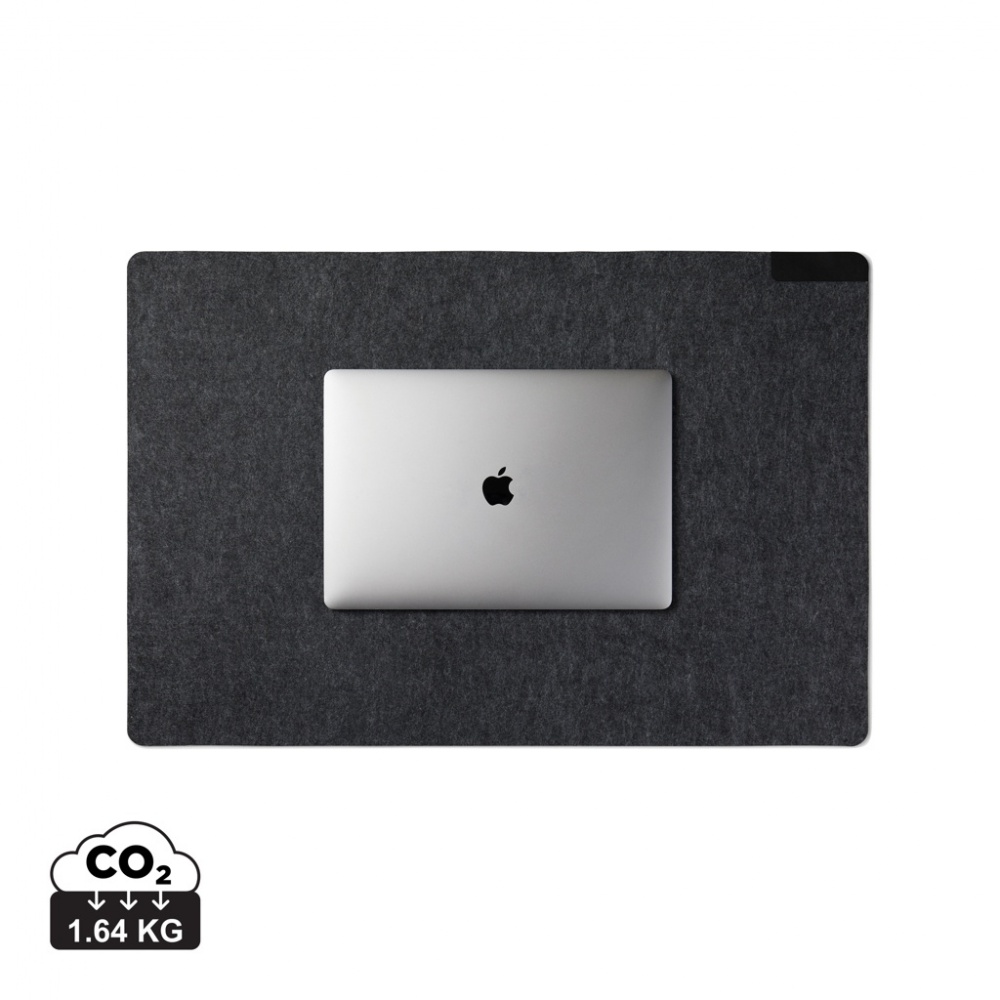 Logo trade promotional product photo of: VINGA Albon GRS recycled felt desk pad