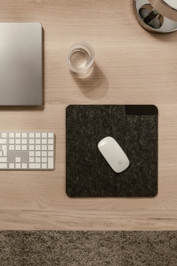 Logo trade corporate gift photo of: VINGA Albon GRS recycled felt mouse pad