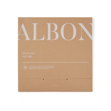 Logo trade promotional merchandise photo of: VINGA Albon GRS recycled felt mouse pad