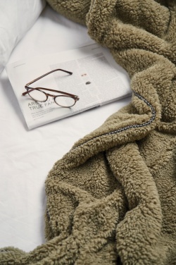 Logo trade advertising products picture of: VINGA Maine GRS recycled double pile blanket