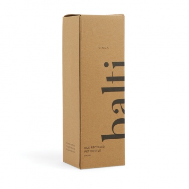 Logo trade promotional products image of: VINGA Balti RCS recycled pet bottle 600 ML