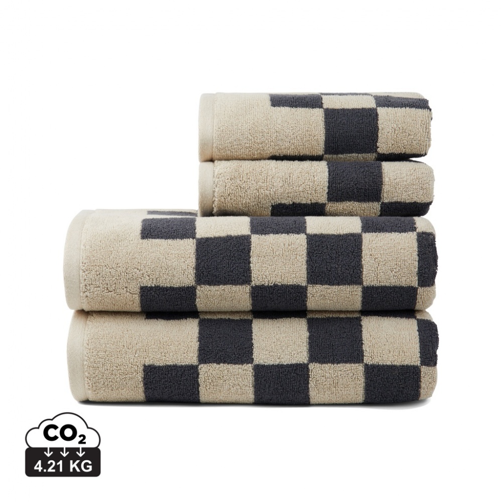 Logo trade promotional gifts image of: VINGA Elba OCS organic cotton towel, 4 pcs set
