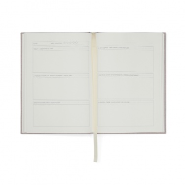 Logo trade promotional merchandise image of: VINGA Thankfulness GRS recycled paper journal