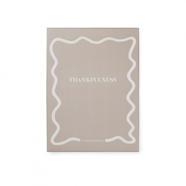 Logotrade promotional product picture of: VINGA Thankfulness GRS recycled paper journal