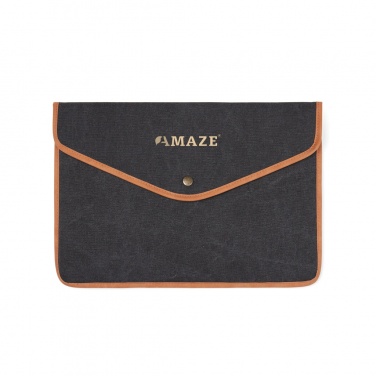 Logo trade promotional products picture of: VINGA Bosler GRS recycled canvas 16" laptop sleeve