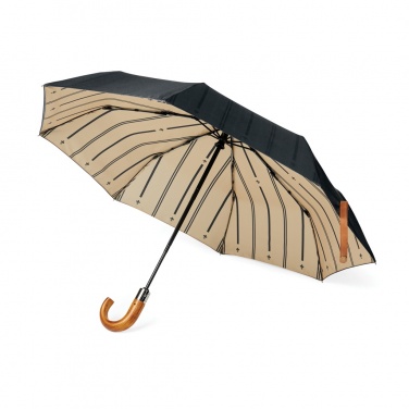 Logotrade promotional product image of: VINGA Bosler AWARE™ recycled pet 21" foldable umbrella