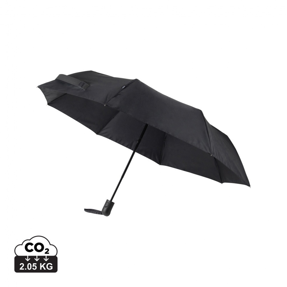 Logo trade promotional giveaways image of: VINGA Baltimore AWARE™ RPET 21" umbrella