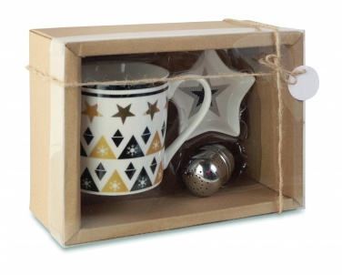 Logotrade promotional gift picture of: Mug mini plate filter in box