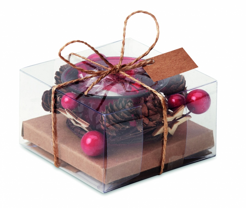 Logo trade promotional products picture of: Christmas candle holder