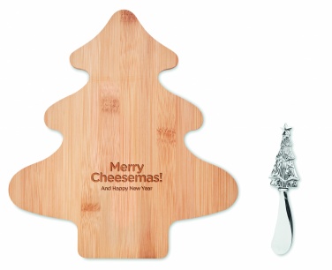 Logotrade corporate gift image of: Cheese board set in bamboo Essen