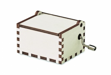 Logo trade promotional product photo of: Wooden Christmas music box