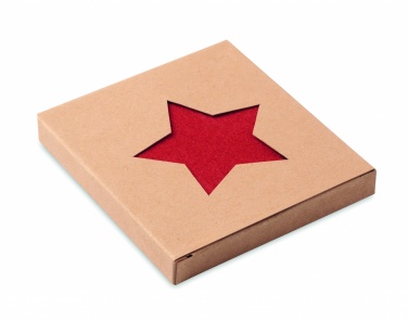 Logo trade promotional merchandise image of: RPET 4 felt coaster set