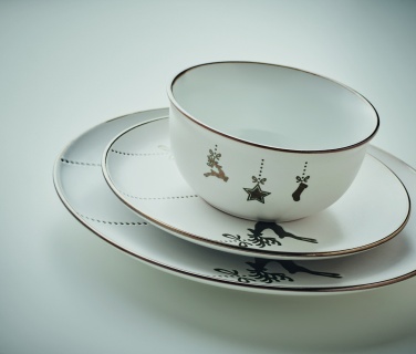 Logotrade promotional giveaway picture of: 4 piece ceramic place setting