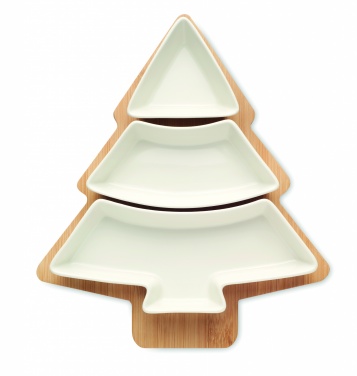 Logo trade corporate gift photo of: Christmas tree serving tray