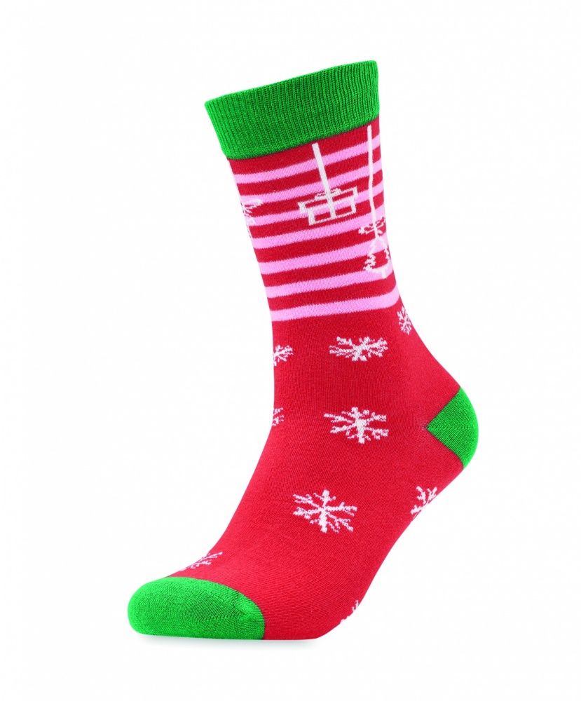 Logo trade promotional gifts picture of: Pair of Christmas socks L