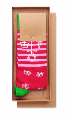 Logotrade corporate gift image of: Pair of Christmas socks L