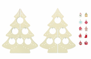 Logotrade promotional item picture of: Wooden Xmas tree decoration