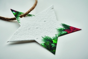 Logotrade promotional merchandise image of: Seed paper Xmas ornament