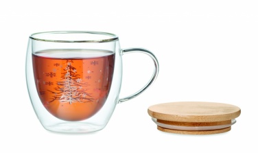 Logotrade promotional product image of: Double wall borosilicate mug