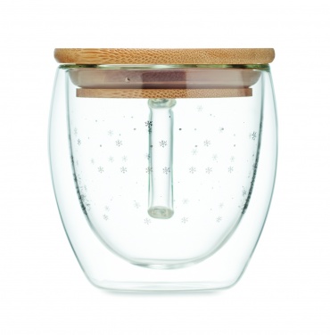 Logo trade advertising products picture of: Double wall borosilicate mug