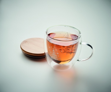 Logo trade corporate gift photo of: Double wall borosilicate mug