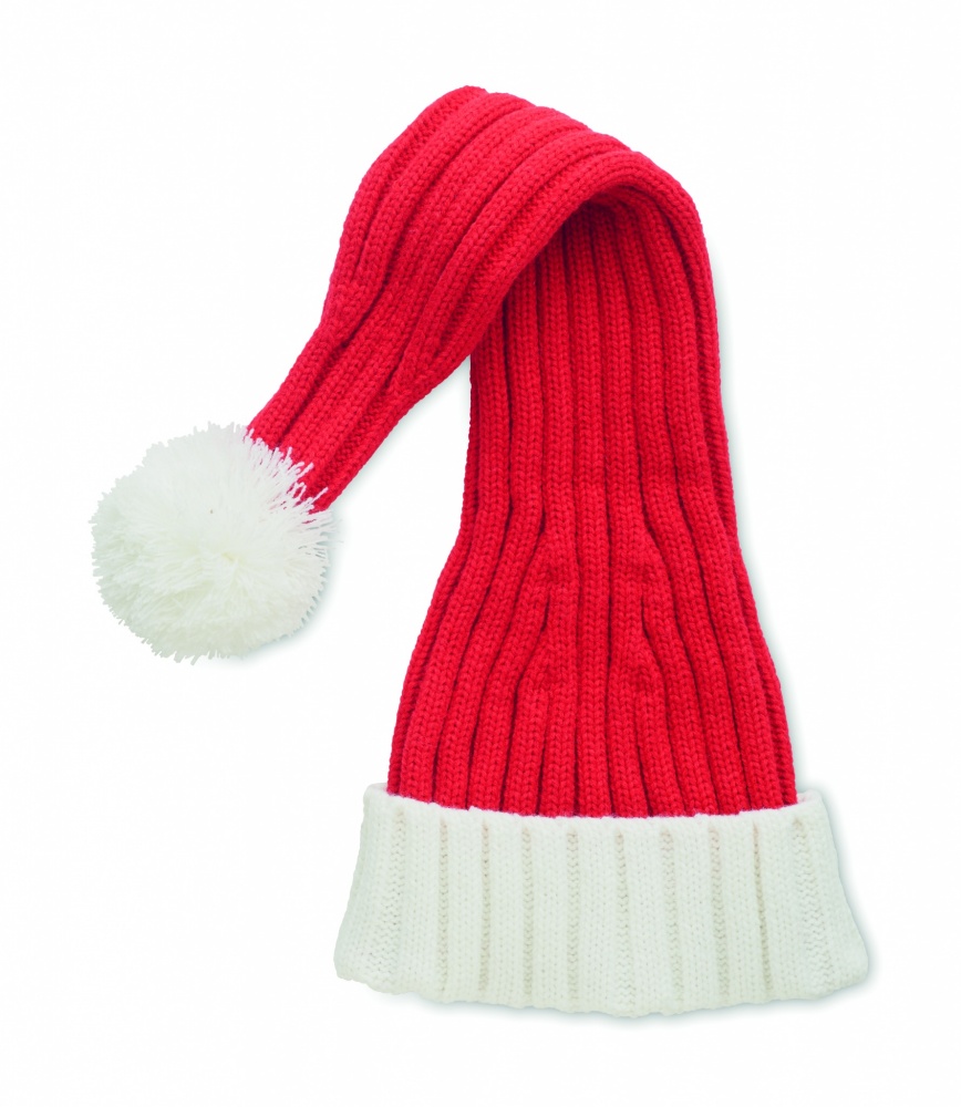 Logo trade corporate gifts image of: Long Christmas knitted beanie