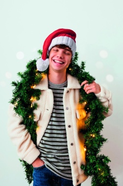 Logotrade corporate gifts photo of: Long Christmas knitted beanie