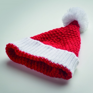 Logo trade promotional giveaways picture of: Christmas knitted beanie