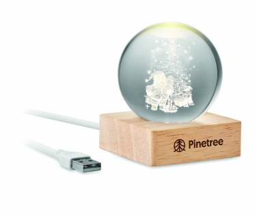 Logotrade promotional product picture of: Christmas LED crystal ball