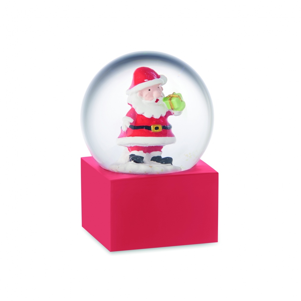 Logo trade promotional giveaways image of: Small snow ball glass ornament