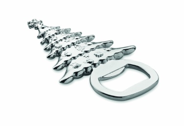 Logo trade promotional giveaways picture of: Bottle opener Christmas motif
