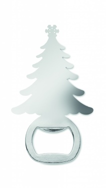 Logo trade promotional giveaways picture of: Bottle opener Christmas motif