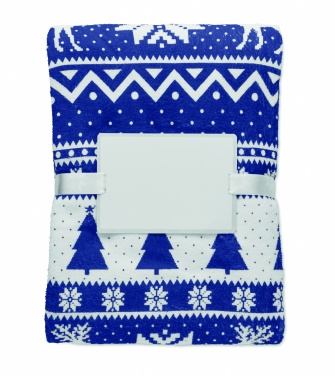 Logotrade promotional gift picture of: RPET fleece blanket 190 gr/m²