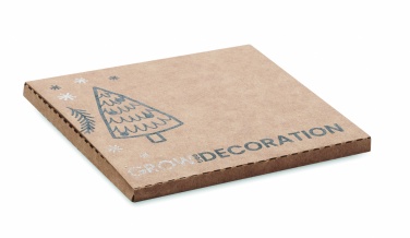 Logo trade advertising products picture of: Wooden tree shape hanger