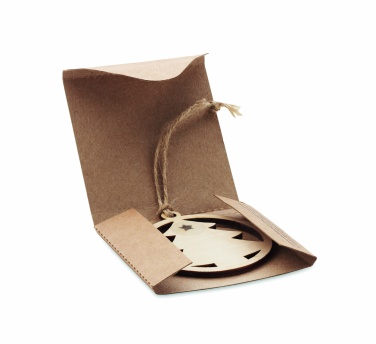Logotrade promotional merchandise picture of: Wooden tree shape hanger