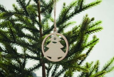 Logo trade corporate gift photo of: Wooden tree shape hanger