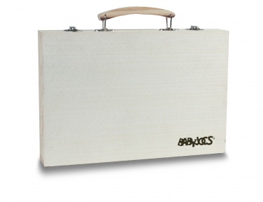Logotrade promotional giveaway image of: Artist's set in wooden box