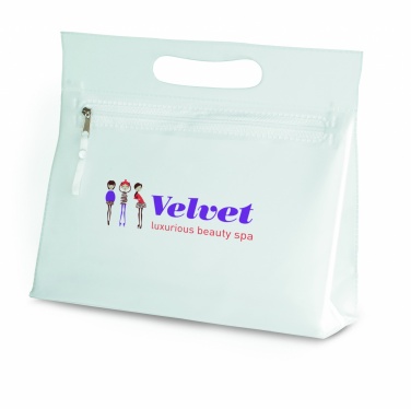Logo trade promotional products image of: Transparent cosmetic pouch