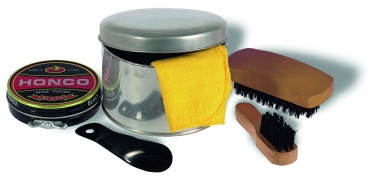 Logo trade promotional giveaways image of: Shoe polish kit