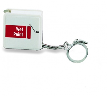 Logo trade corporate gifts picture of: Key ring w/ flexible ruler 1m, Vantaa