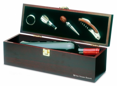 Logo trade corporate gifts picture of: Wine set in wine box