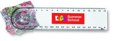 Logo trade advertising products image of: Ruler with magnifier