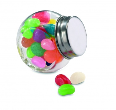 Logo trade promotional product photo of: Glass jar with jelly beans