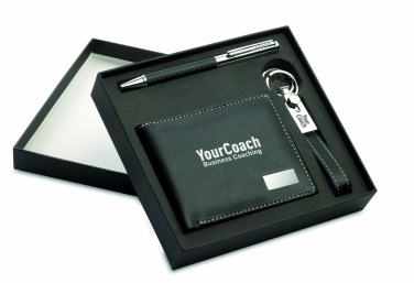 Logo trade promotional giveaway photo of: Ball pen key ring and wallet Lappeenranta