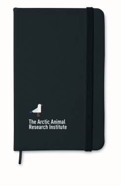 Logo trade advertising products picture of: A6 notebook 96 lined sheets