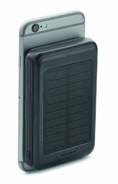 Logo trade promotional merchandise picture of: Solar power bank 5000 mAh